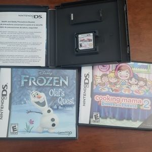 3 Nintendo ds games